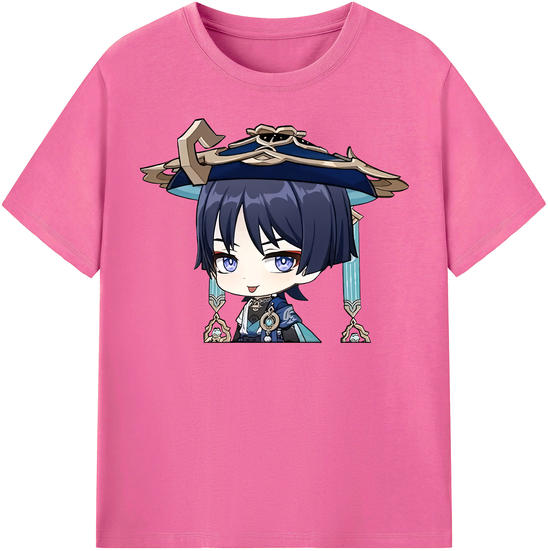 げんし神 さんペい genshin Sanpei レディースカジュアルプリントTシャツ（綿100％）